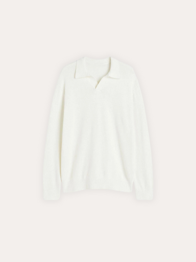 Wool Polo with Long Sleeves - Sophie New York