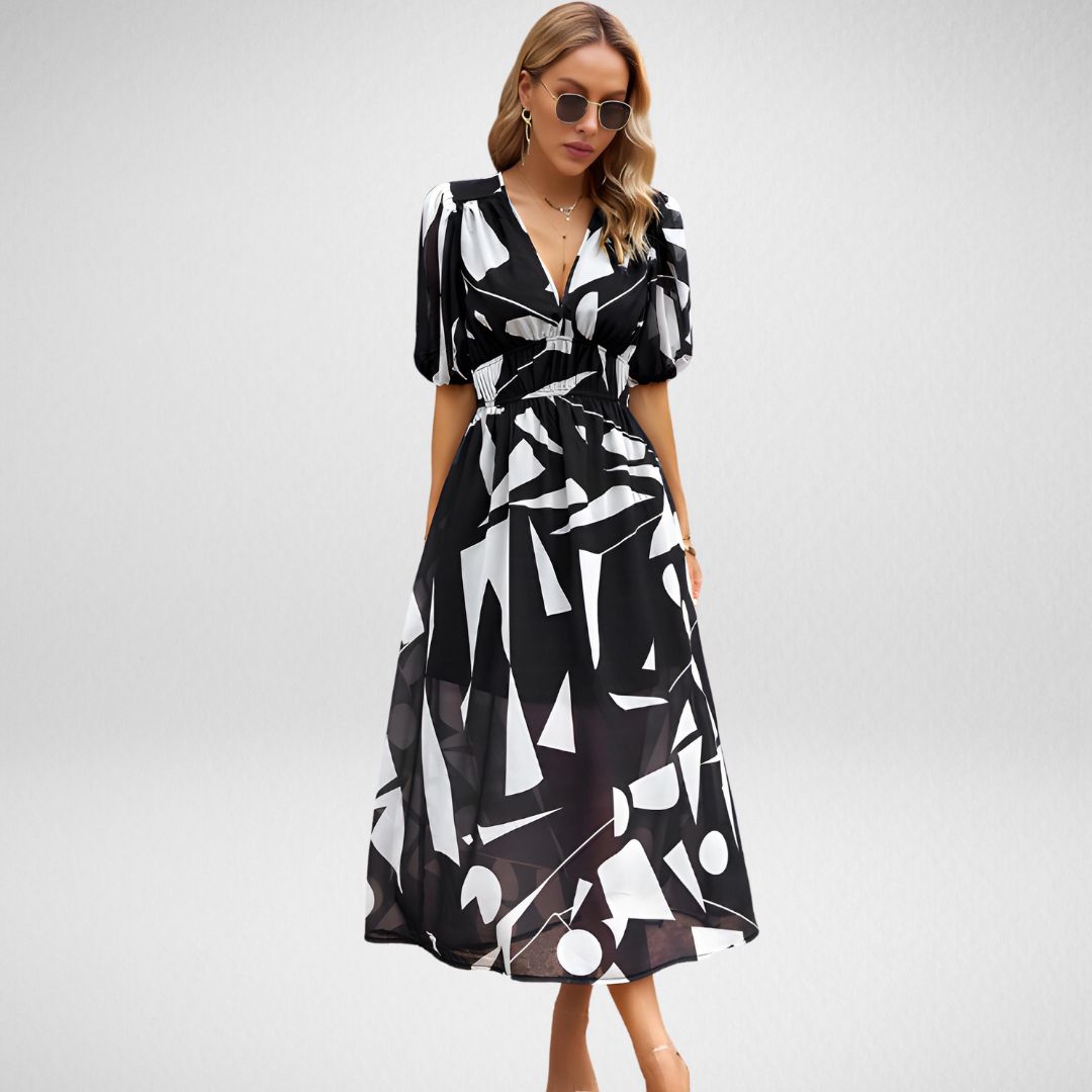 Stella™ | Charming Dress with V-Neck