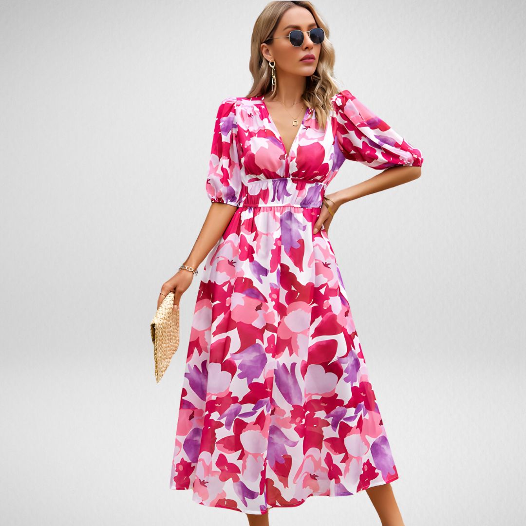 Stella™ | Charming Dress with V-Neck