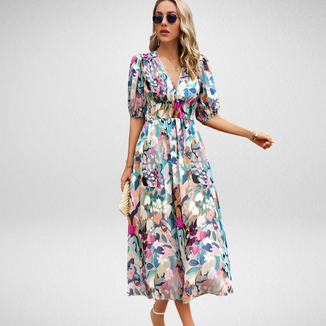 Stella™ | Charming Dress with V-Neck