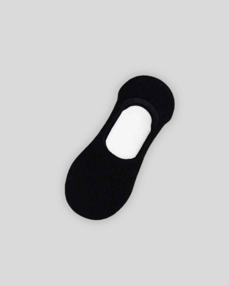 3-Pack Invisible Socks - Black - Sophie New York