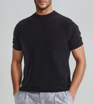 Cashwool T-shirt Black - Sophie New York