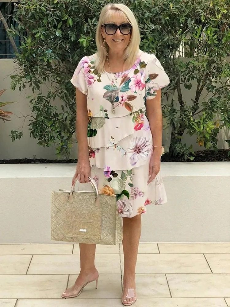 Emilie | Floral Layered Dress