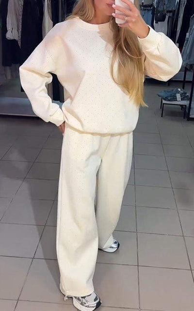 Adela - Diamond Set of Sweater and Pants