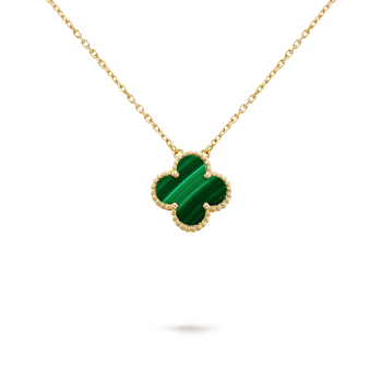 CLOVER LEAF NECKLACE | GREEN