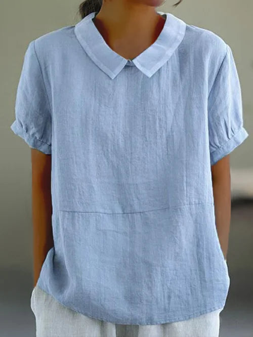 Amalie | Comfortable blouse with collar