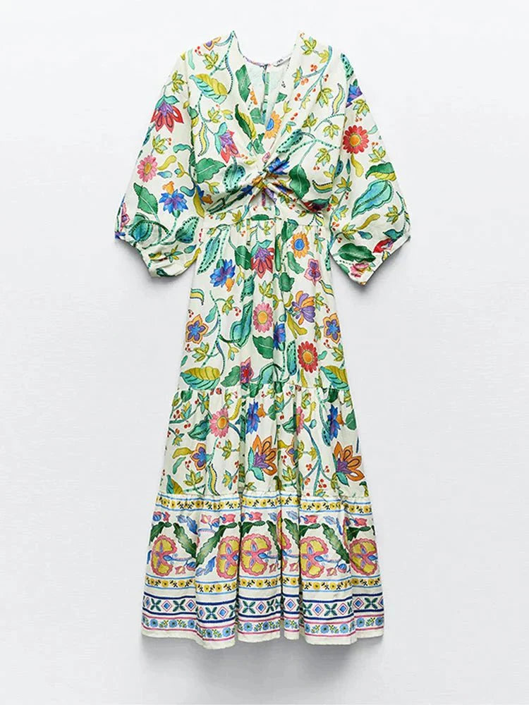 Summer Floral Dress Rosea