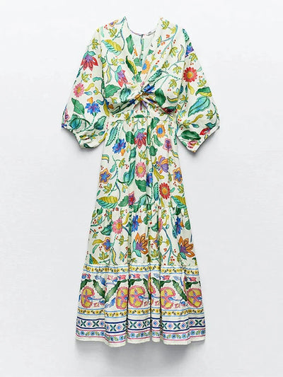 Summer Floral Dress Rosea