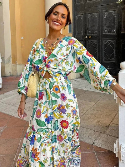 Summer Floral Dress Rosea