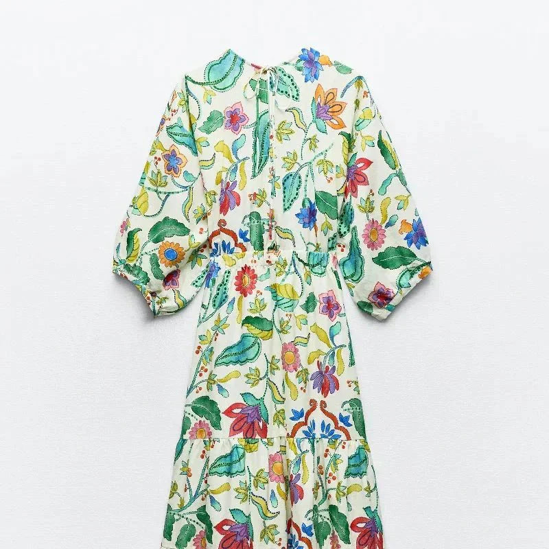 Summer Floral Dress Rosea