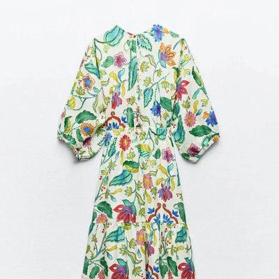 Summer Floral Dress Rosea