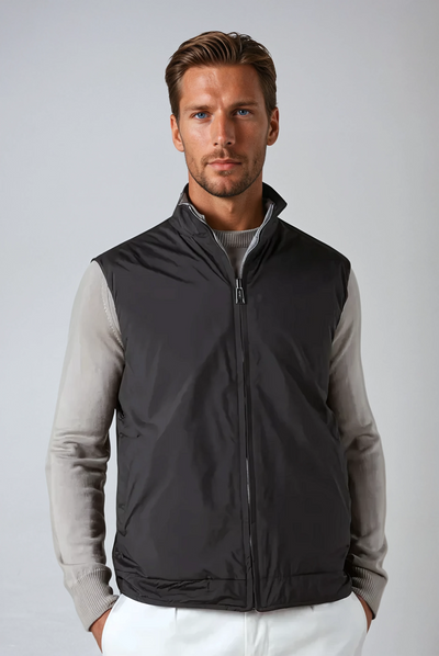 Reversible City Body Warmer - Black - Sophie New York