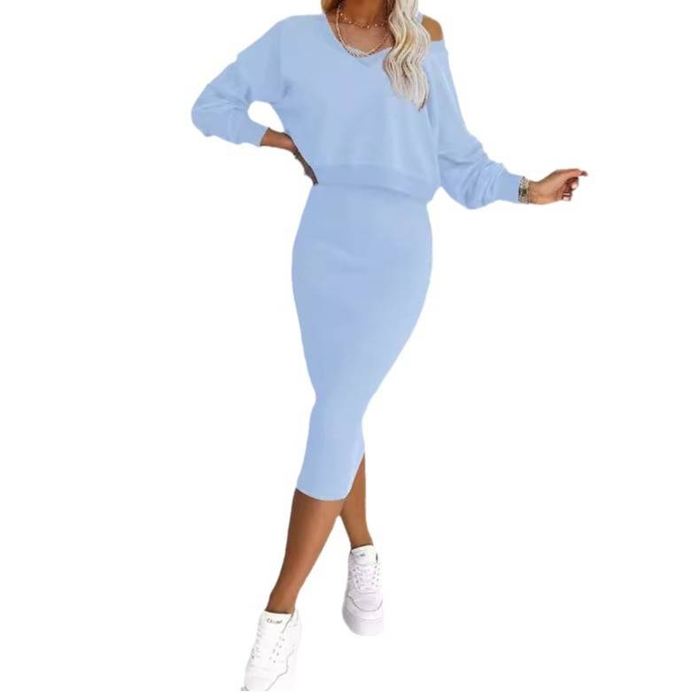 Andrine - Casual Sweatshirt and Dress Set