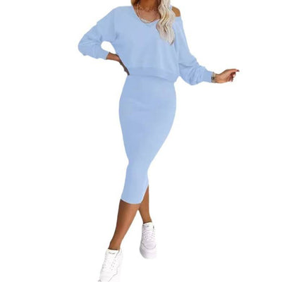 Andrine - Casual Sweatshirt and Dress Set