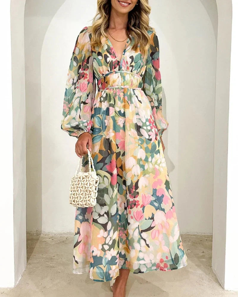 Rosea Boho Maxi Dress