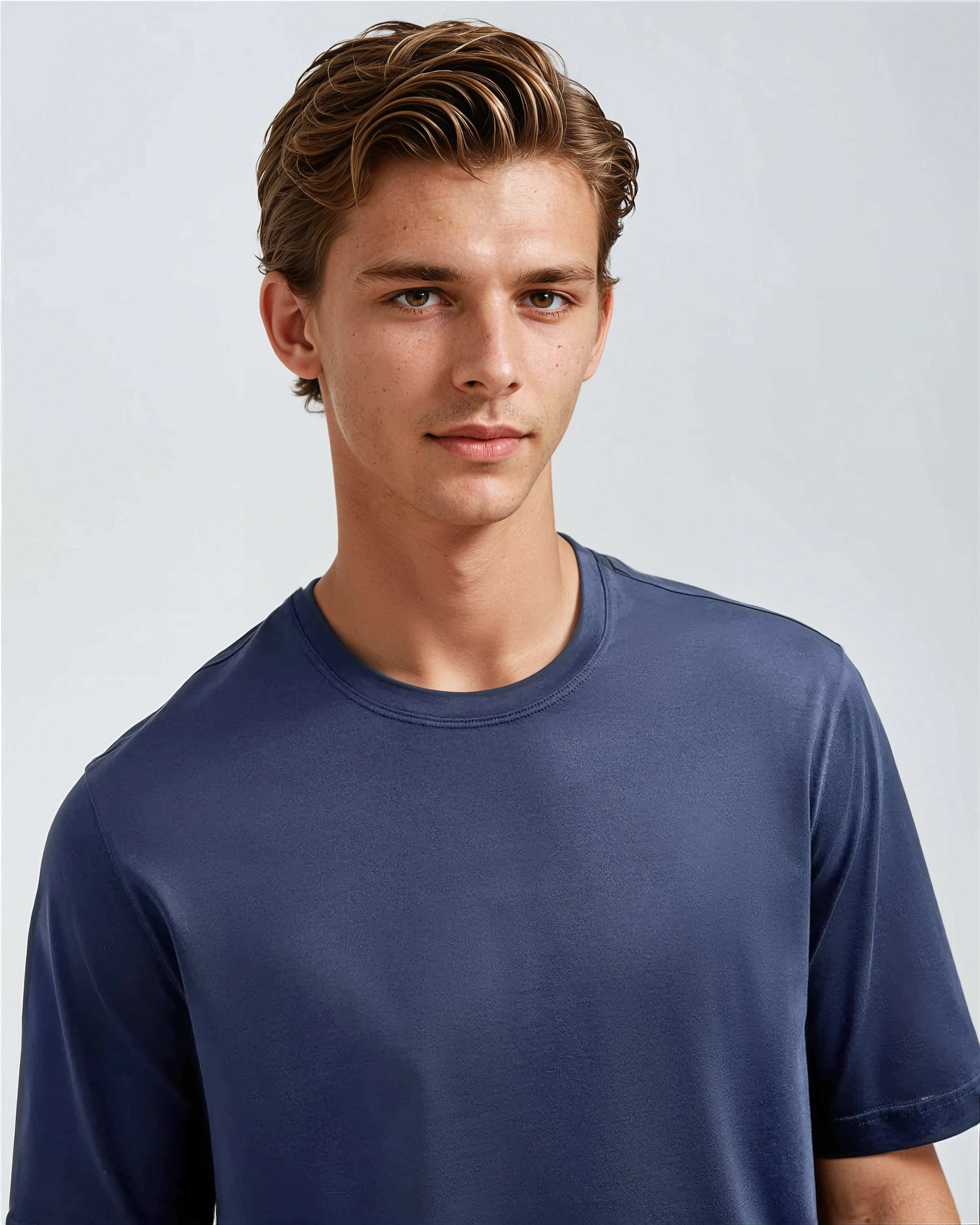 Signature Supima T-shirt – Intense Blue - Sophie New York