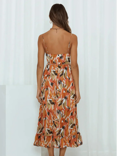 Colorful Midi Dress Rosea