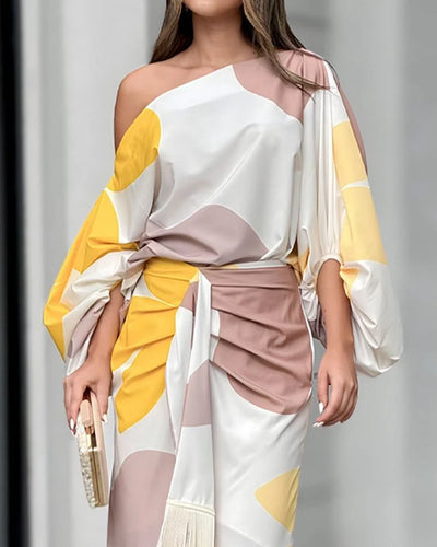 Rosea Signature Dress with Print