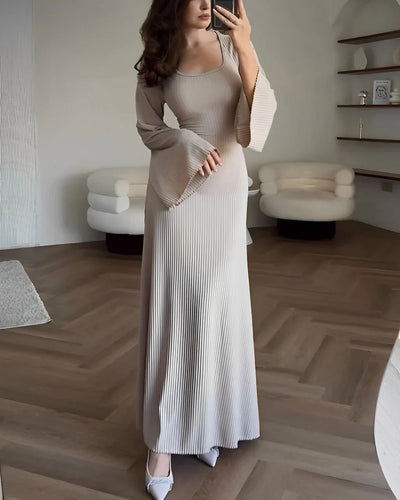Rosea Elegant Chic Knit Maxi Dress