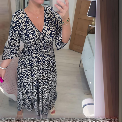 Isabella™ - Printed Boho Dress