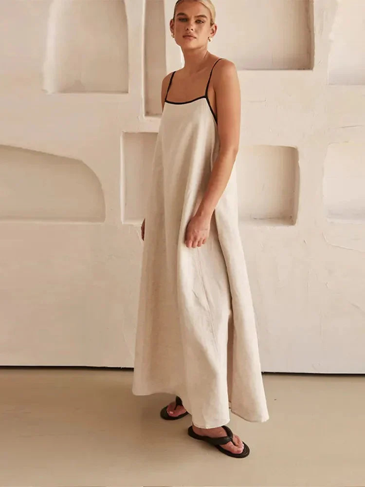 Rosea Flowing Sleeveless Maxi Dress