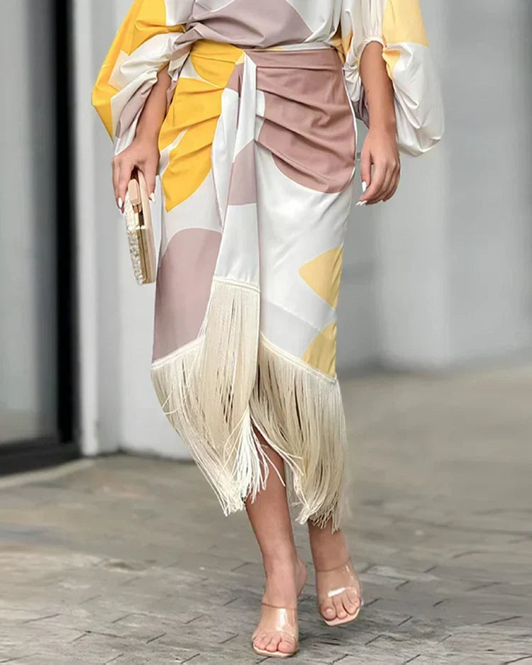 Cherrie - Robe imprimée moderne