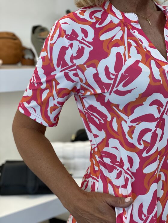 Stylish V-Neck Dress Rosea