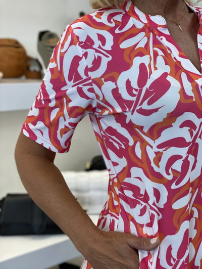 Stylish V-Neck Dress Rosea