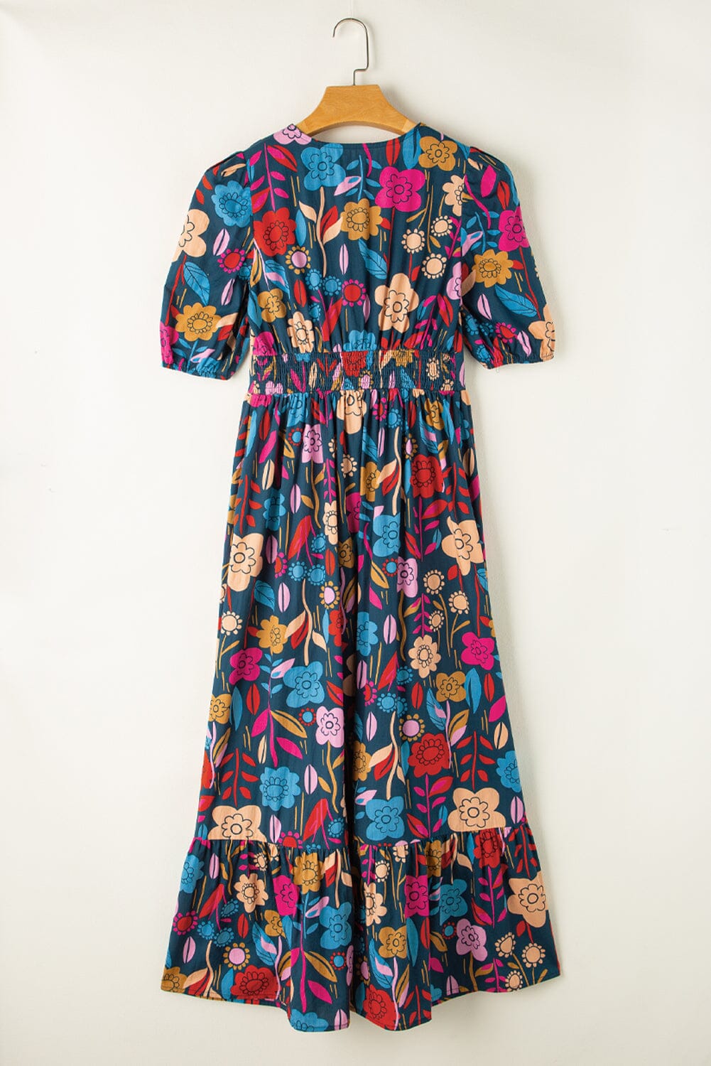 Rosea Retro Style Maxi Dress