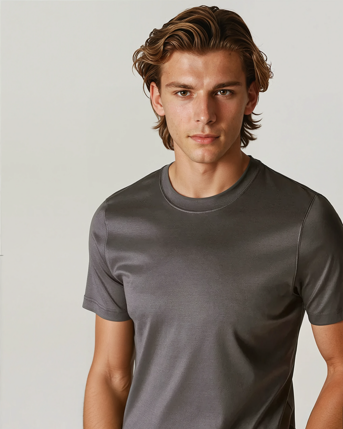 Signature Supima T-shirt – Dark Brown - Sophie New York