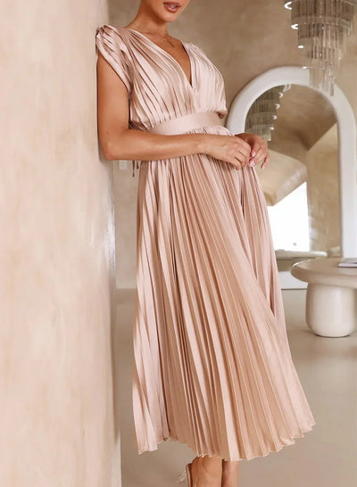 Rosea Longline Draped Dress