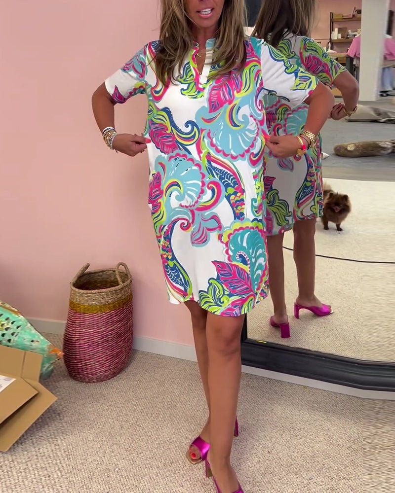 Nuvola™ | Elegant Dress with Print