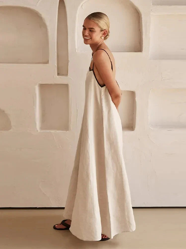 Rosea Flowing Sleeveless Maxi Dress