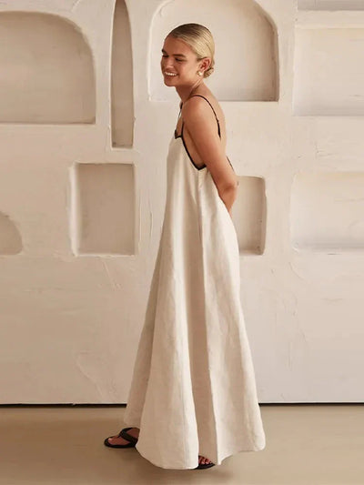 Rosea Flowing Sleeveless Maxi Dress