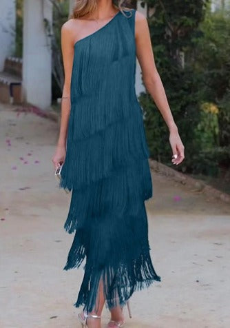 Beatrice™ | Elegant Dress with Tassels