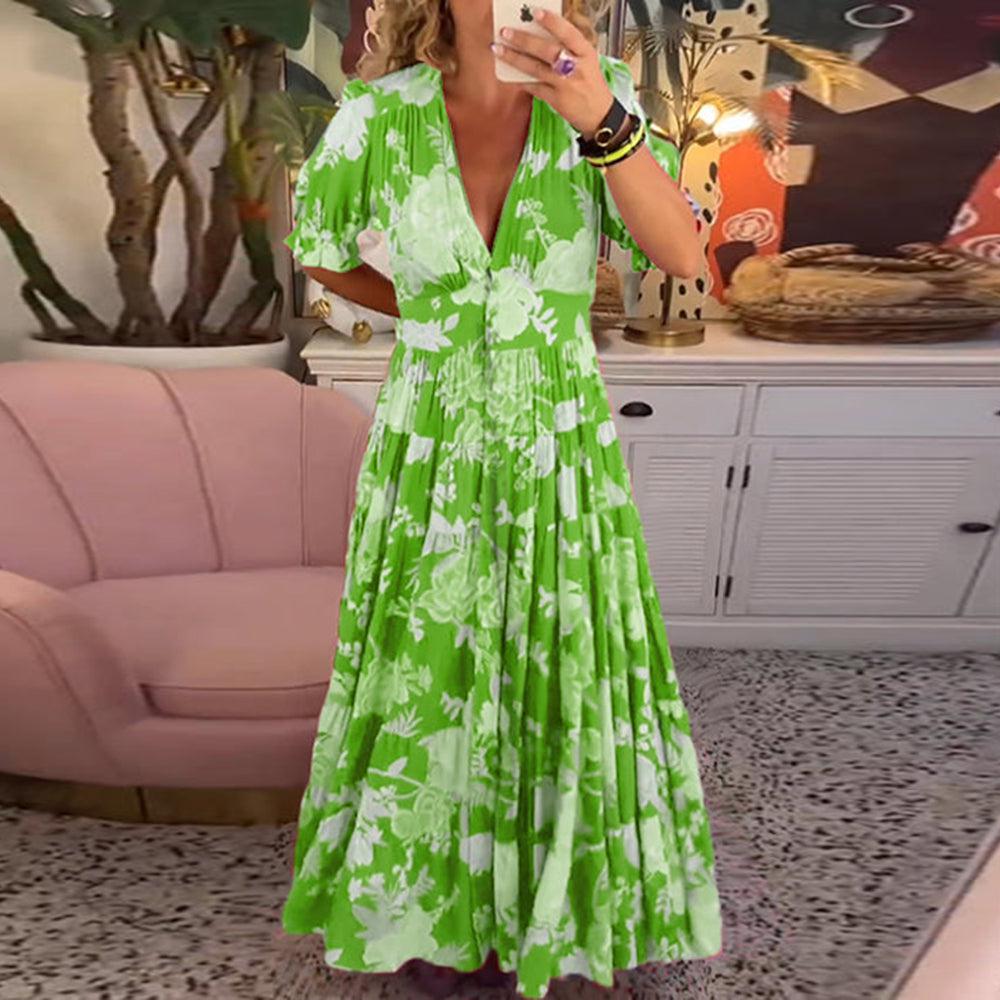 Rosea Vibrant Floral Dress