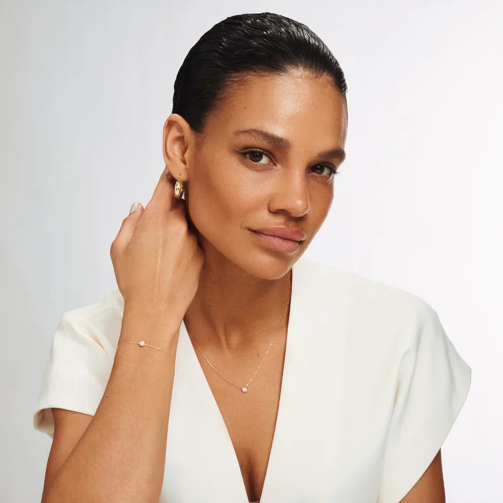 Cléa Moissanite Sten Set | Gold 14k