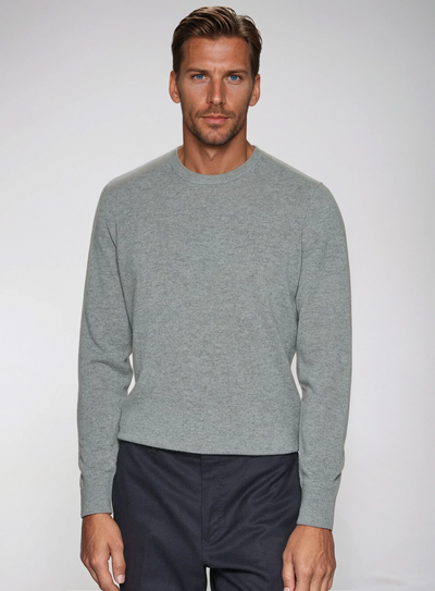 Premium Cashwool Sweater - Gray - Sophie New York