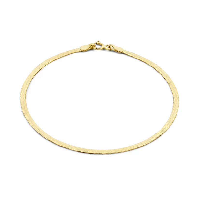 Sun Snake Bracelet | 14k Gold
