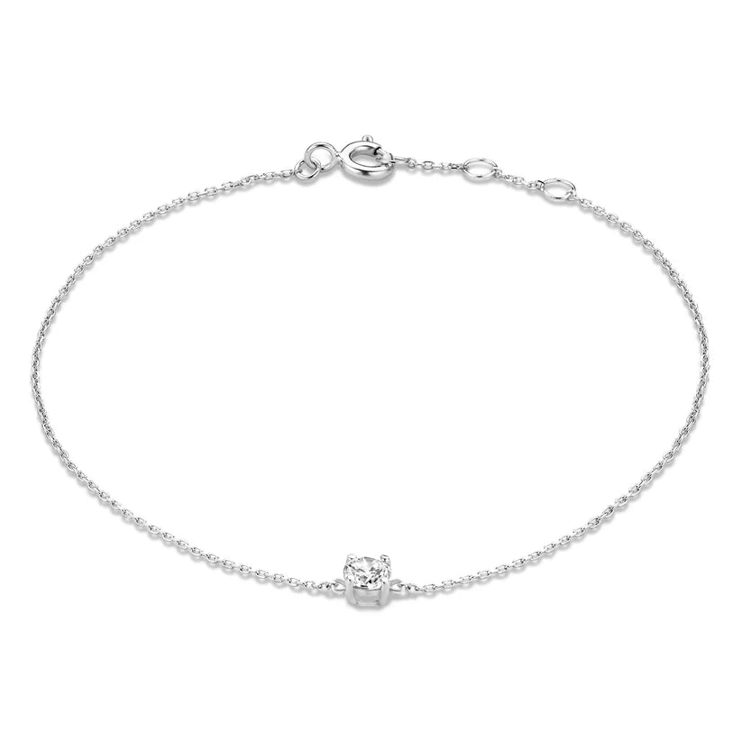 Cléa Moissanite-Stone Bracelet | 14k Gold