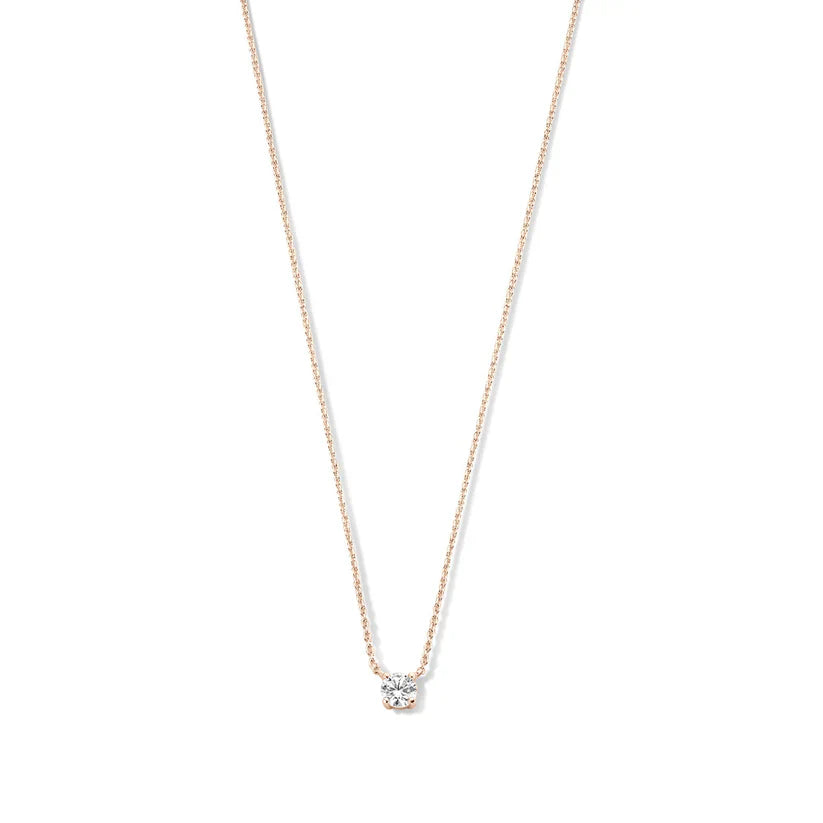 Cléa Moissanite Sten Necklace | 14k Gold