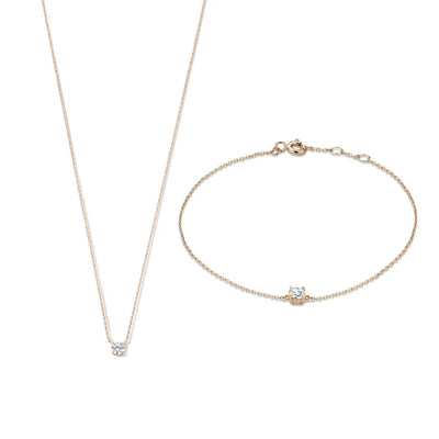 Cléa Moissanite Sten Set | 14k Gold
