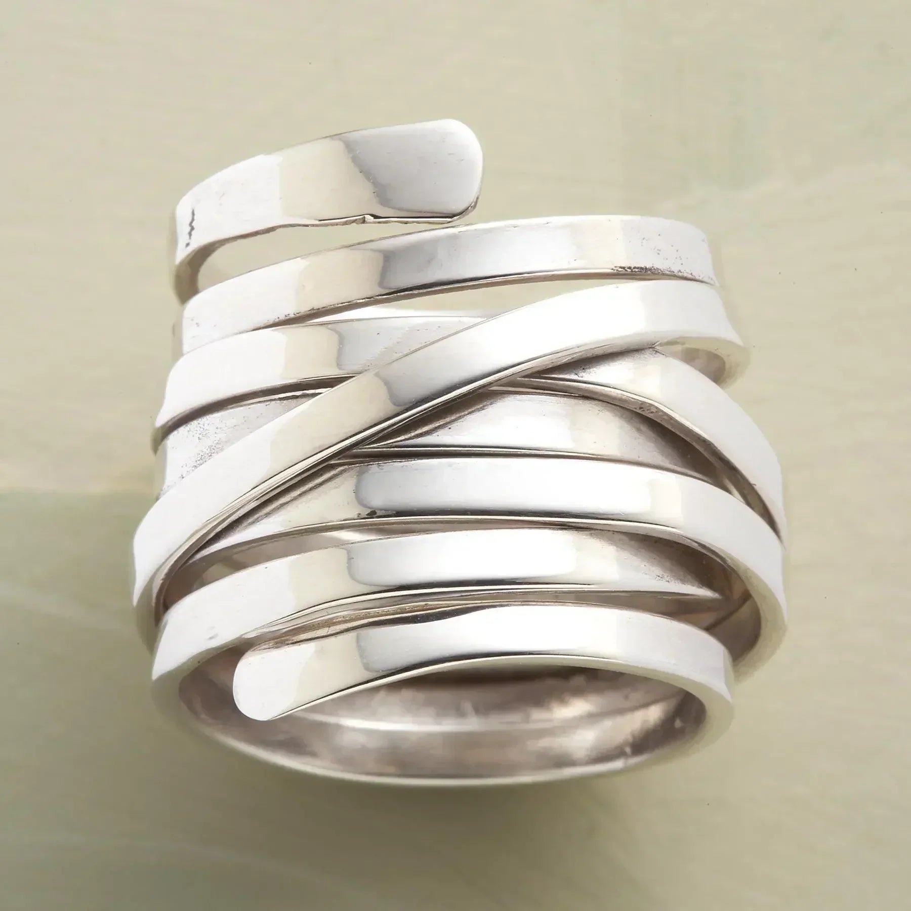 Hazel | Vintage Layered Silver Ring