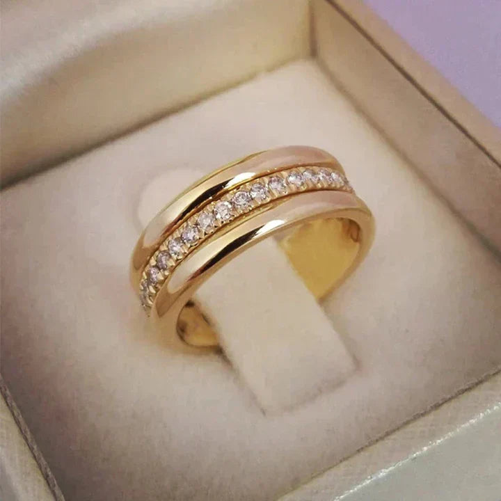 Sarah | Vintage Zirconium Plated Ring