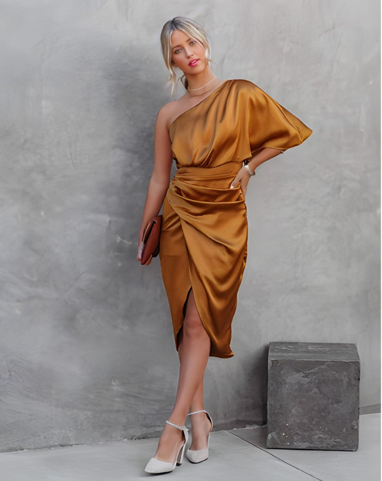 Allegra™ | Elegant Party Dress Made of Silk