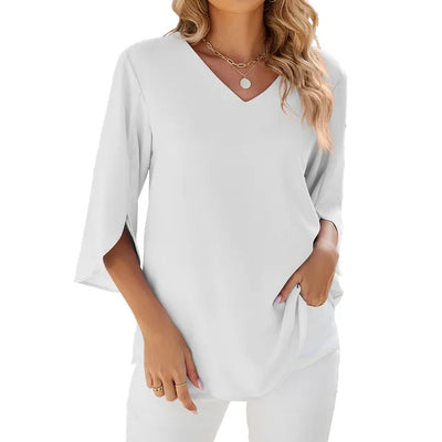 Chloe  | V-neck Blouse