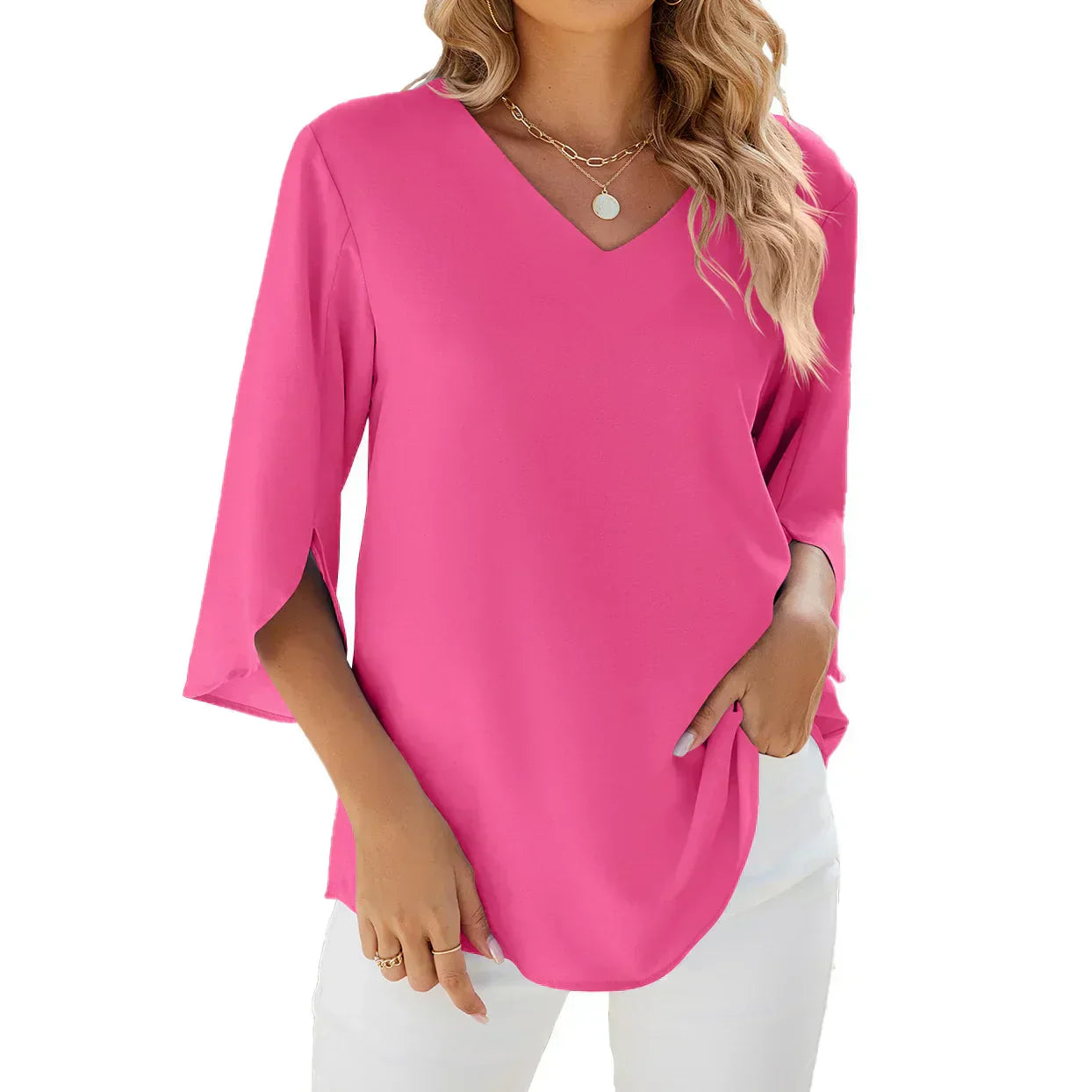 Chloe  | V-neck Blouse