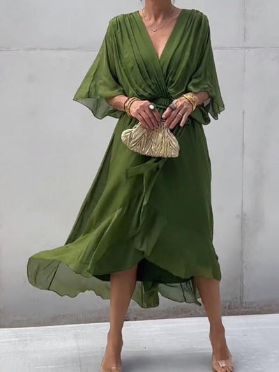 Thyra | Elegant Dress with V-Neck