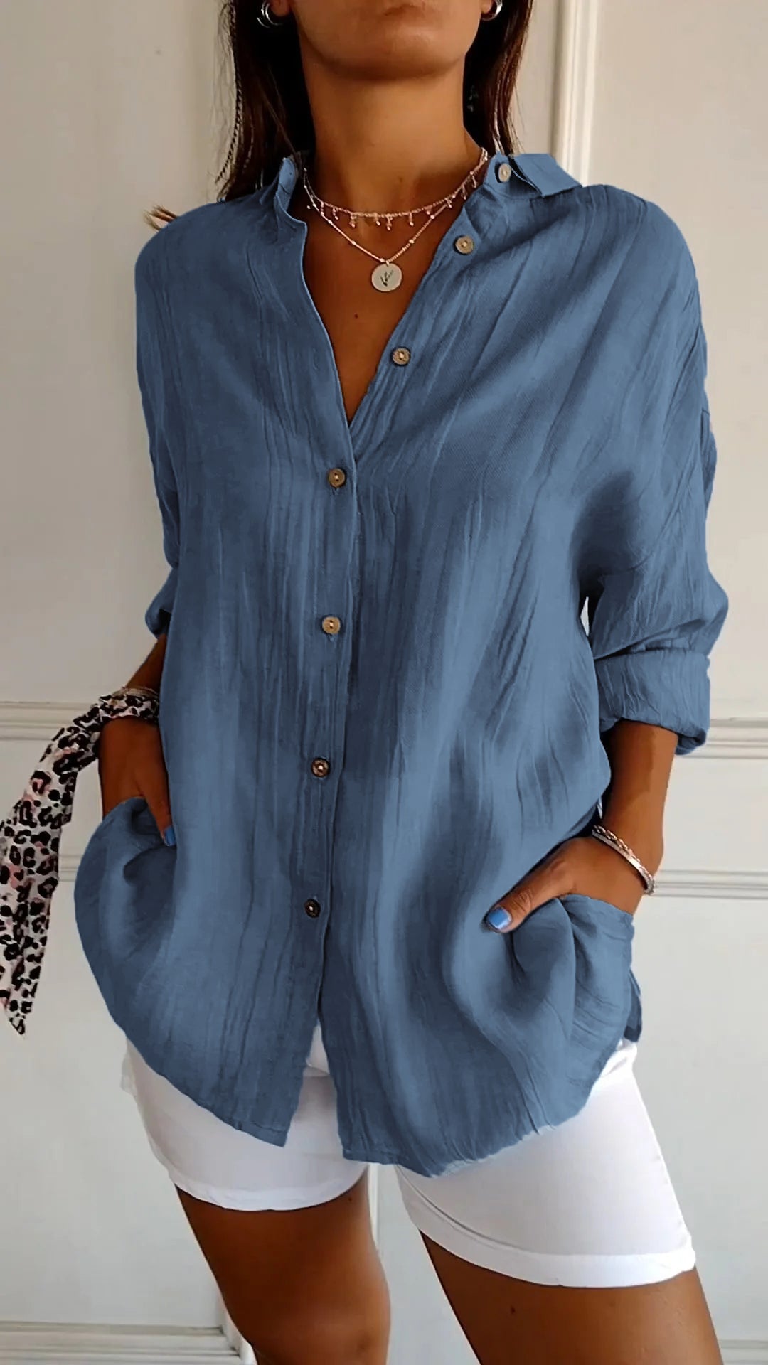 Saskia™ | Elegant Women's Shirt
