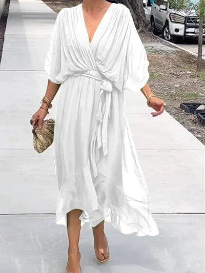 Thyra | Elegant Dress with V-Neck